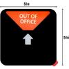 Office Privacy Sign,Do Not Disturb/Please Knock/Out of Office/in a Meeting Sign, Non-Scratch Magnetic Privacy Door Indicator That Lets Others Know