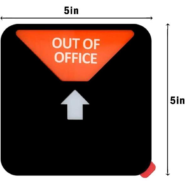 Office Privacy Sign,Do Not Disturb/Please Knock/Out of Office/in a Meeting Sign, Non-Scratch Magnetic Privacy Door Indicator That Lets Others Know