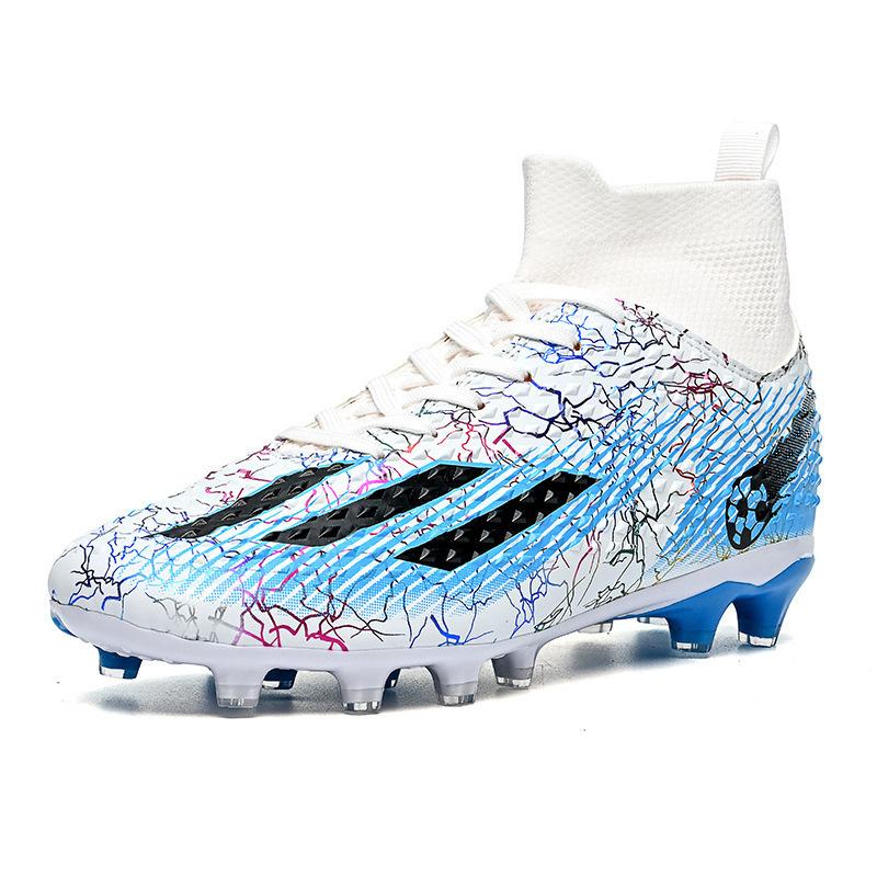 Summer high-top football shoes with broken nails and long nails Men's and women's World Cup training shoes Teens and children's games