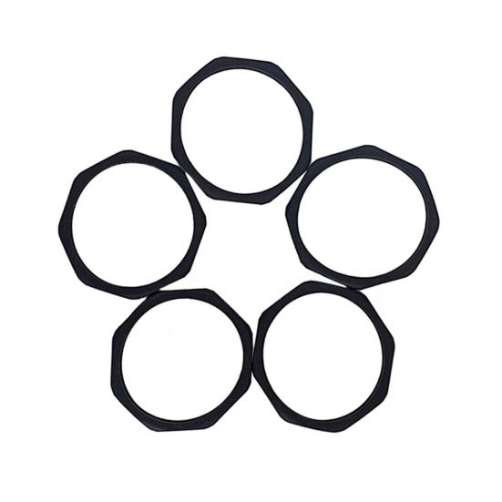 5Pcs Soft Rubber Microphone Anti-Slip Anti-drop Ring Mic Protector Accessories