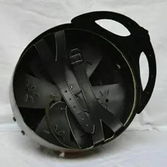 Wikingerhelm Replika Authentischer Nordischer Kriegerhelm Mittelalterliche LARP Cosplay Rüstung Nordisches Kostüm Kopfbedeckung für Reenactment Dekoration