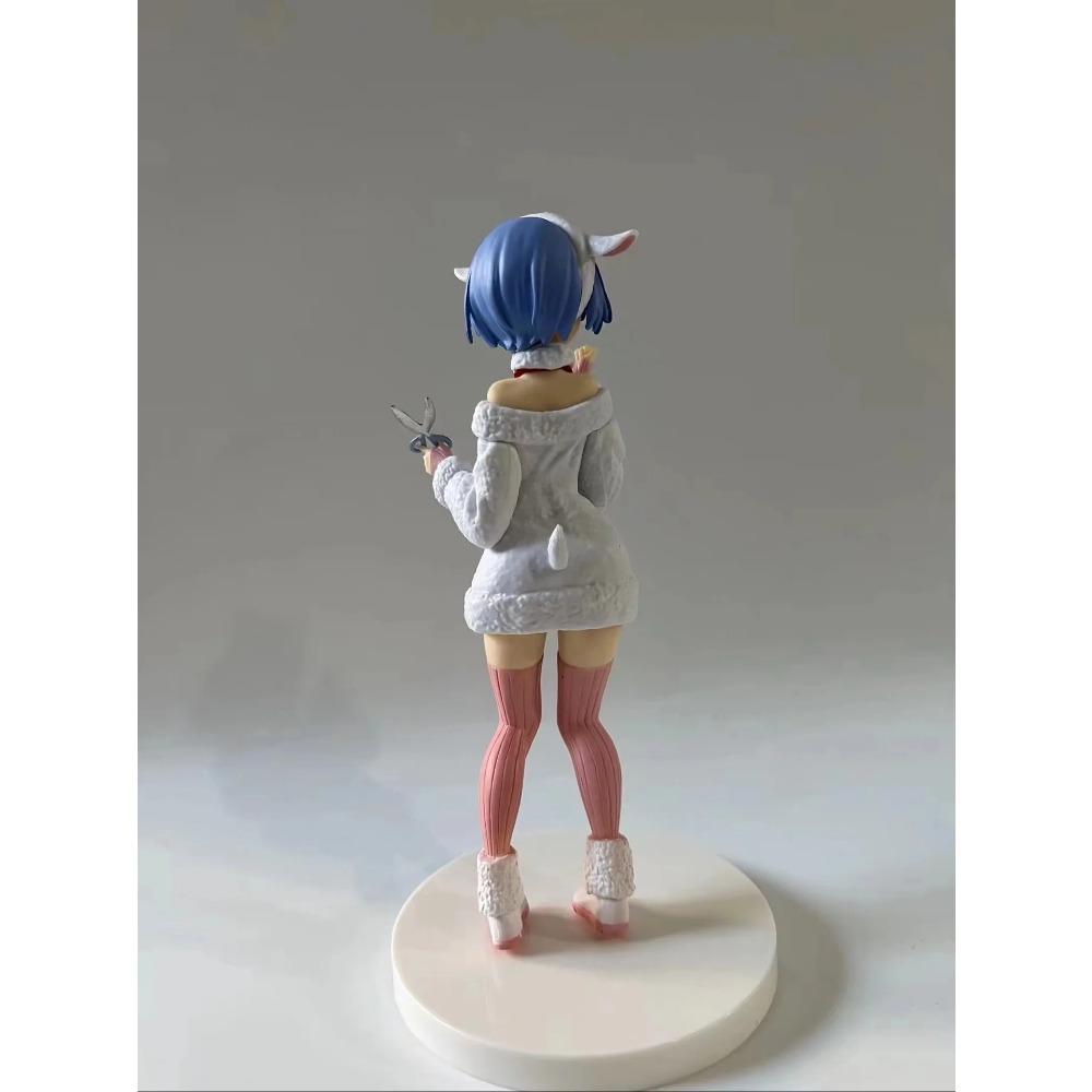 20CM Anime Re:Zero kara Hajimeru Isekai Seikatsu Rem Figure Wolf and Seven Lambs Model Toy Doll Gift Action Figure PVC