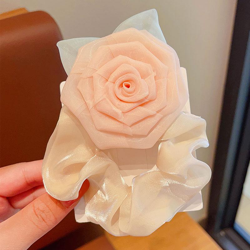 

Rose Fairy Hair Tie for Little Girls - Adorable Large Intestine Hair Accessory