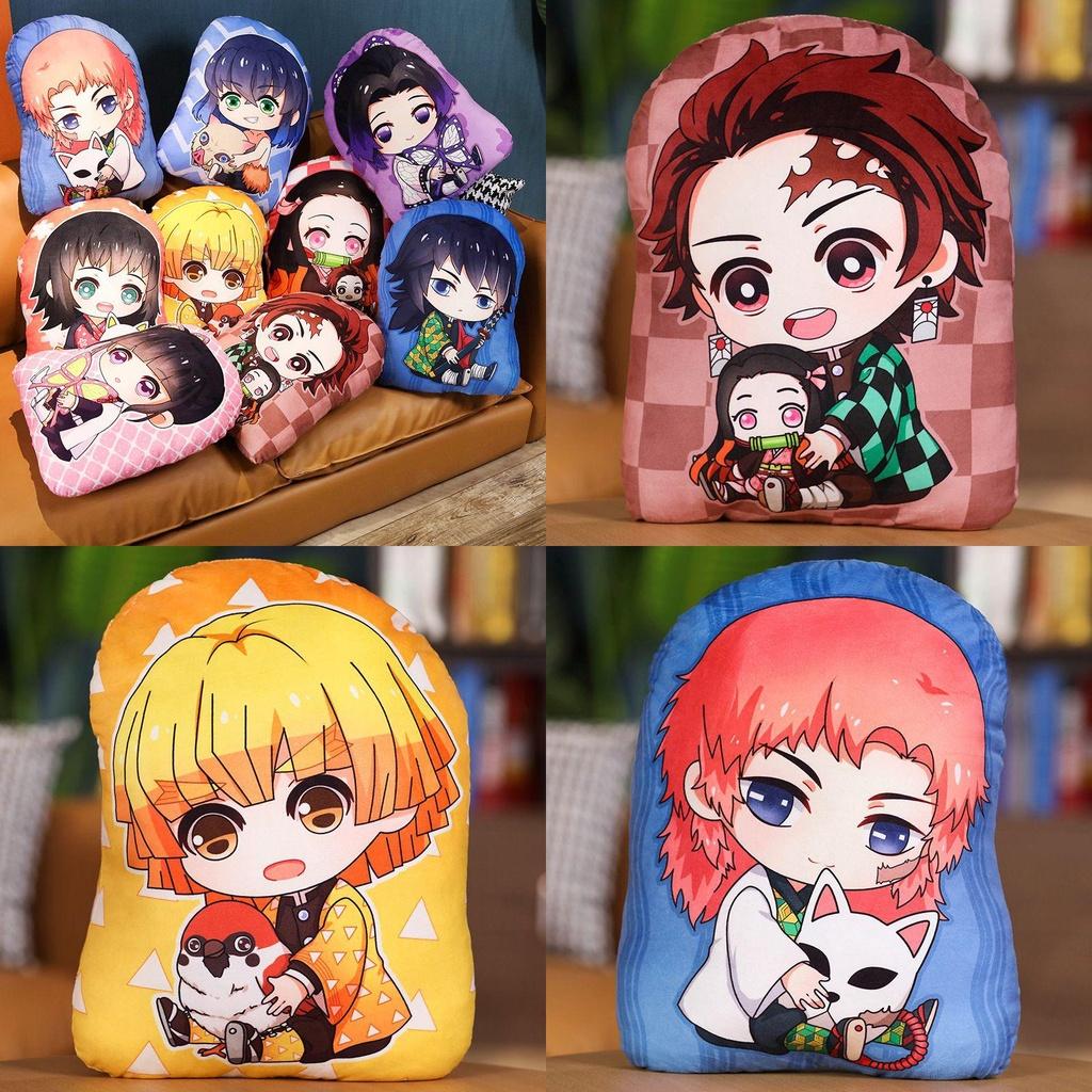 Anime Demon Slayer Kimetsu No Yaiba Plüschkissen Anhänger Stofftier Perfekt für Sammlung und Dekoration