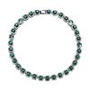 Europäisch & Amerikanisch Hip-Hop Iced-Out Smaragd Zuckerwürfel 10mm Halskette - Luxus Accessoire