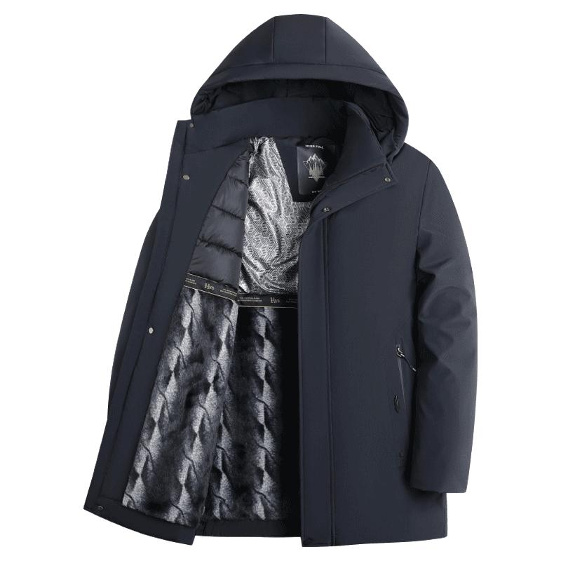 

TUCANO Men s Winter Thickened Plush Lined Cotton Padded Jacket L