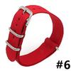 18MM 20MM 22MM Nylon Watch Band Sport Casual Straps Replacement With Stainless Steel Buckle For Men Women's Watch Accessories