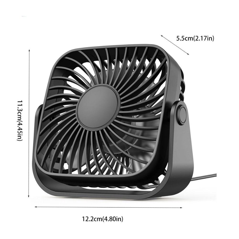360° Rotating Electronic Fan 3 Speed Small Standing Fans Student Fan Table Cooling Fan Dormitory