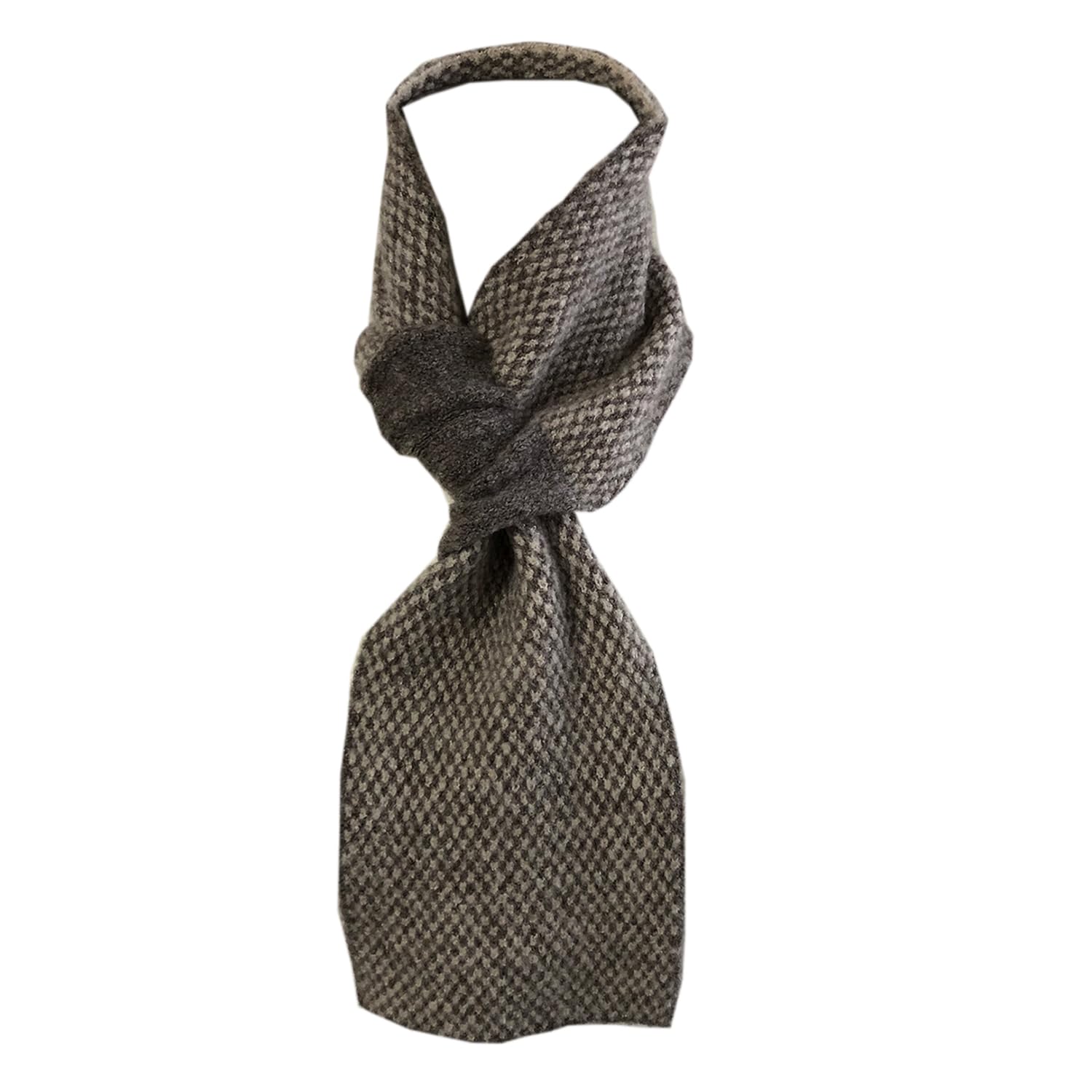 

TERAICHI Reversible Mini Insert Neck Ichimatsu Scarf Scarf, Warmer, Mocha, Pattern, Women s (Mocha)