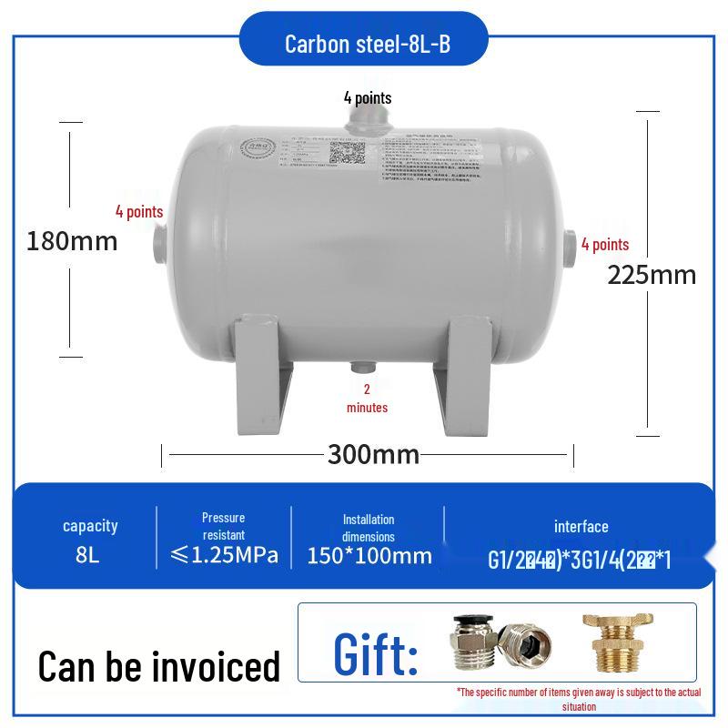 Compact Air Tanks 2L-60L - Ideal for Compressors and Vacuum Systems