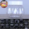 17 Types Plastic Candy Jars Plastic Cookie Jars With Lids Food Storage Container Wide Mouth Jar Reusable Cookie Container DIY