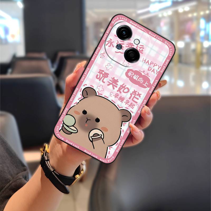 Couple Cute Phone Case For Tecno POP9 4G/Spark GO 1/GO1S/KL4 Full Wrap Protective Anti-knock Dirt-resistant Graffiti TPU