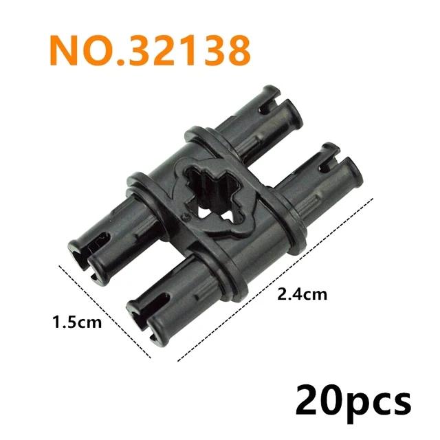 Bulk Technical Connector Pin Peg Cross Axle Building Blocks Parts Compatible with 2780 3673 6558 6562 MOC Bricks Toys