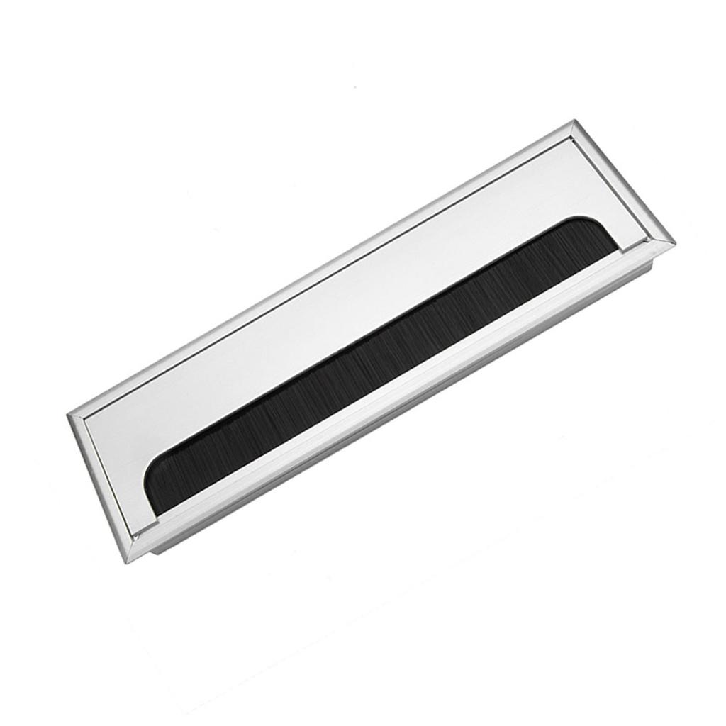 Quadratische Aluminium Schreibtisch Computer Draht Kabel ordentlich Outlet Einsatz Loch Top Abdeckung