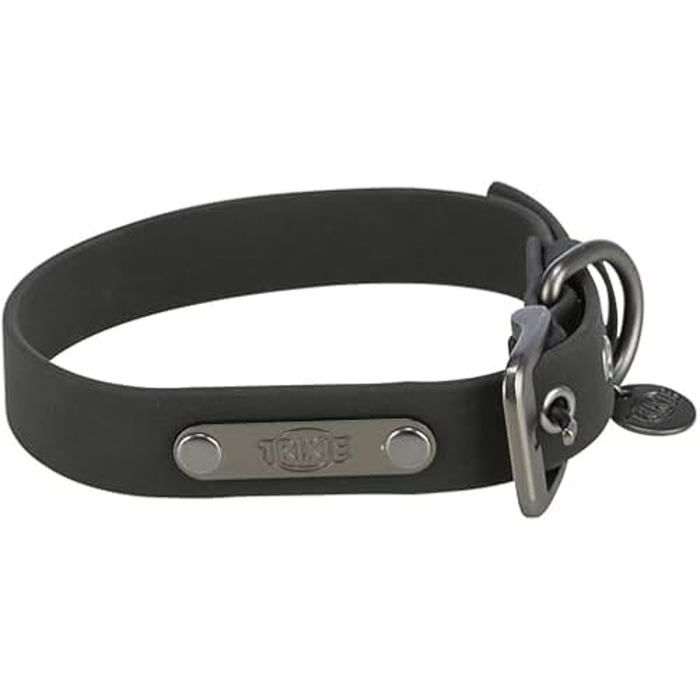 Halsbånd til hund - Trixie - Svart - Størrelse XS/S - 25-32 cm - Flerfarget