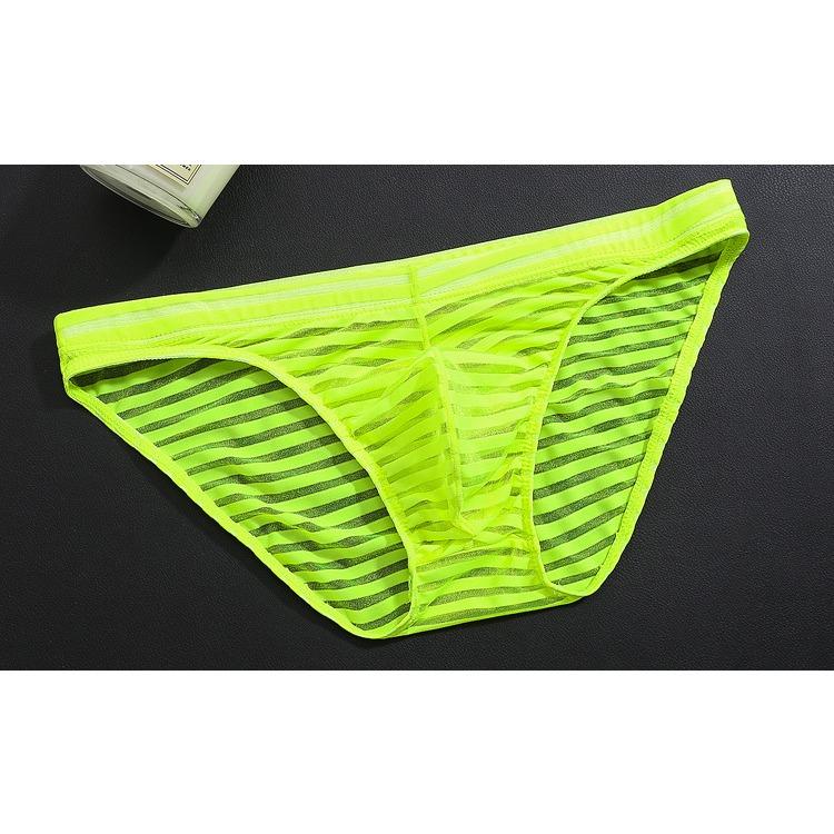 Men's Triangle Underwear Ultra-thin Ice Silk Transparent Sexy Underwear
