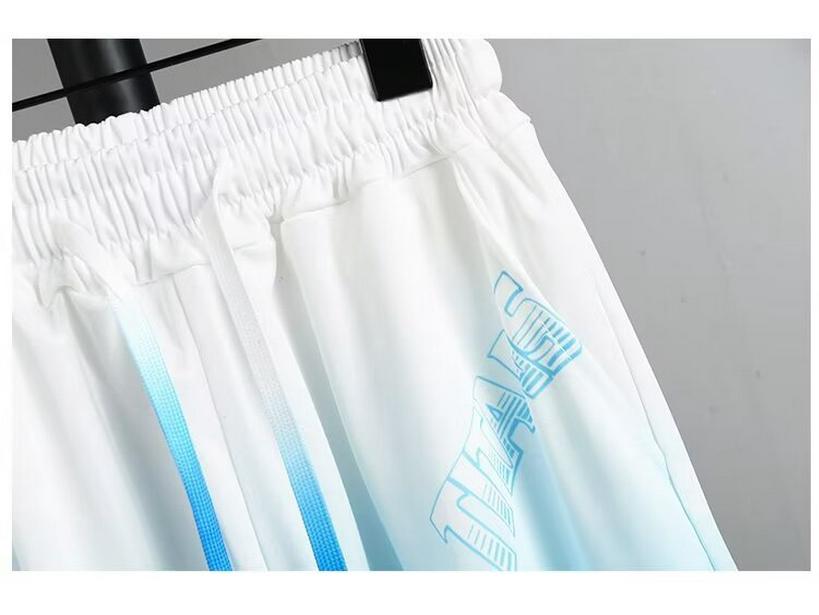 2024 Men's Gradient Sports Fashion Two-Piece Set - T-Shirt & Shorts