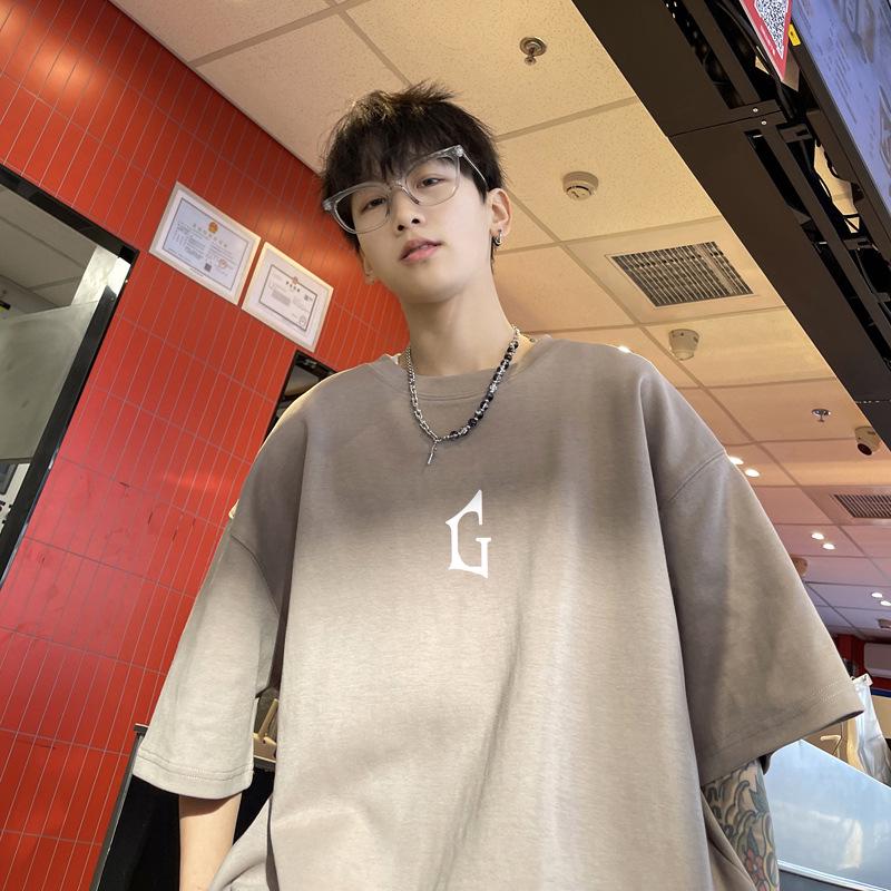 Men's Summer 2023 Loose Fit Short Sleeve Streetwear T-Shirt