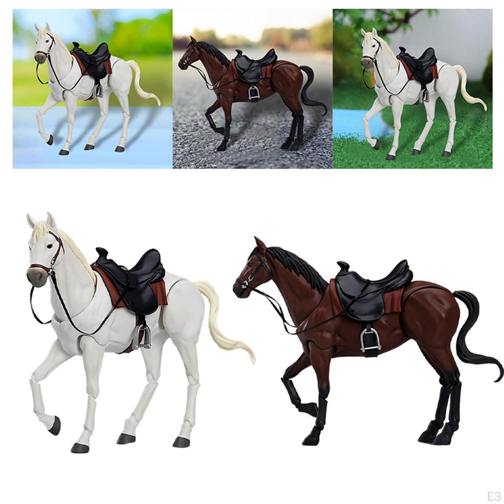 1:12 Scale Action Figures, Horse Model Collection, Home Decoration, Simulation