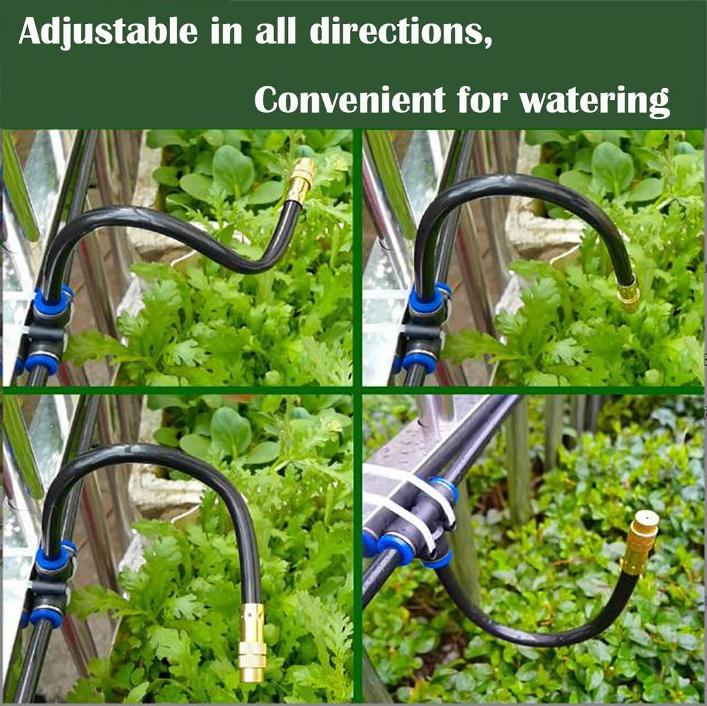 Pneumatic Fittings, Dujelixa One-Touch Fittings (40 Pieces 6mm Y+T+I+L Type Combo), Plastic 1/4" Diameter