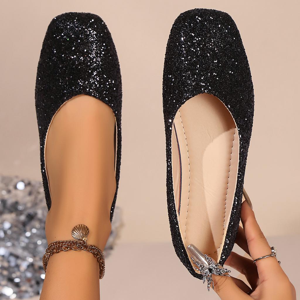Fashion Women Flats 2025 Fashion Slip On Loafers Summer Ballet Shallow Flat Shoes Women Soft Bottom Comfortable Plus Size Sneakers Women