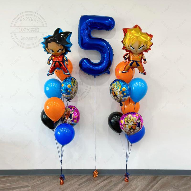 Animation Theme Character Aluminum Film Latex Lift-Off Balloon Set Boy Birthday Arrangement