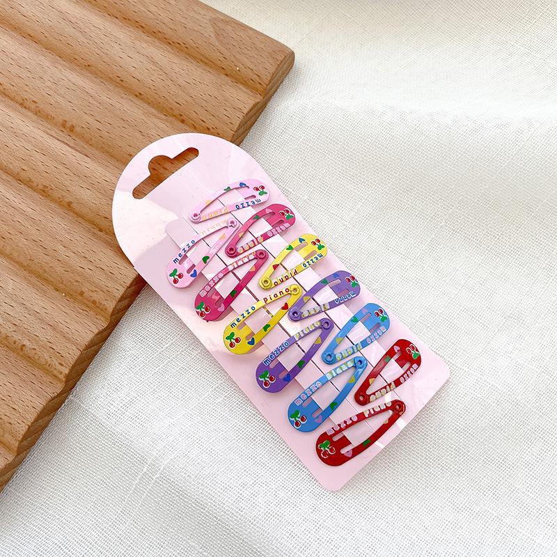 New Mini Printed Children BB Clip Cute Small Hairpins Girls Kids Hair Clips Pins Accessories Barrettes Headdress Hairclip