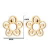 Plum Blossom Earring For Women Free Shipping Hypoallergenic Surgical Steel Ear Piercing Flower Shaped Girl Earrings Pendientes