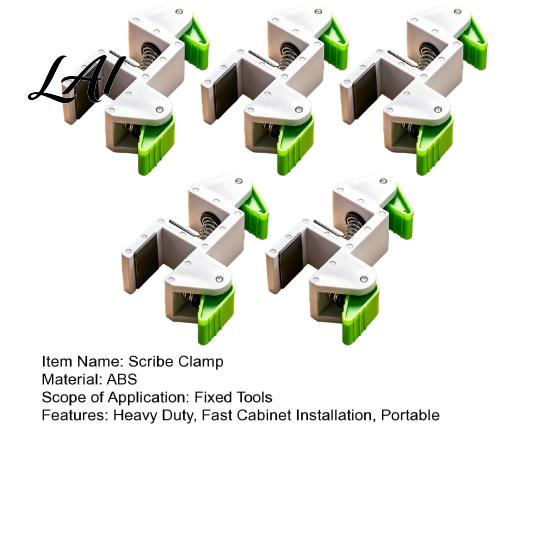 Furniture Installation Assistant 5Pcs Woodworking Filler Board Clamp Scribe Clamps Set for Cabinet Panels Fast Repeatable Alignment Jig Clamp