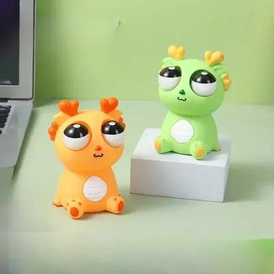 Cute Little Toy Squeeze Deform To Relieve Stress Little Dragon Toy Release Relax Desktop Decor Halloween Decoration Squeeze Toys
