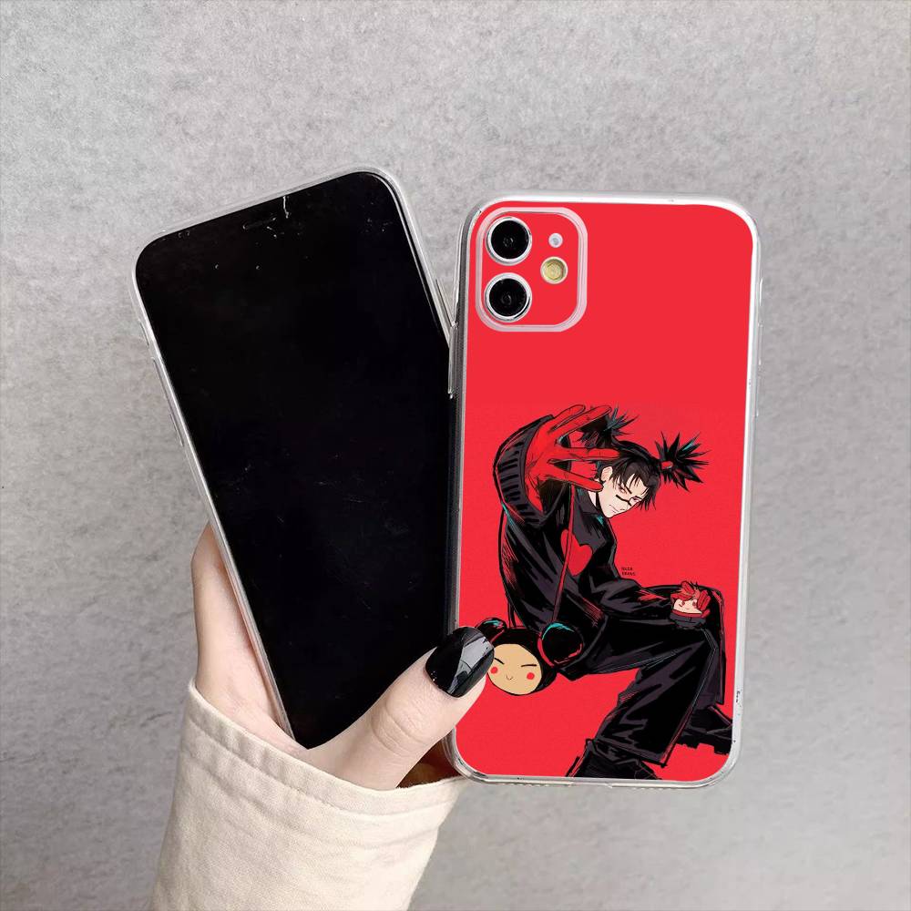 Chinese Doll Pucca And Garu Phone Case For iPhone17,16,15,14,13,12,11 Plus,Pro Max Soft Transparent Cover