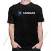 Classic Fashion Cardano Logo T Shirt Men Pure Cotton T-Shirt Leisure Bitcoin Crypto Coin Tee Tops Streetwear Tshirt