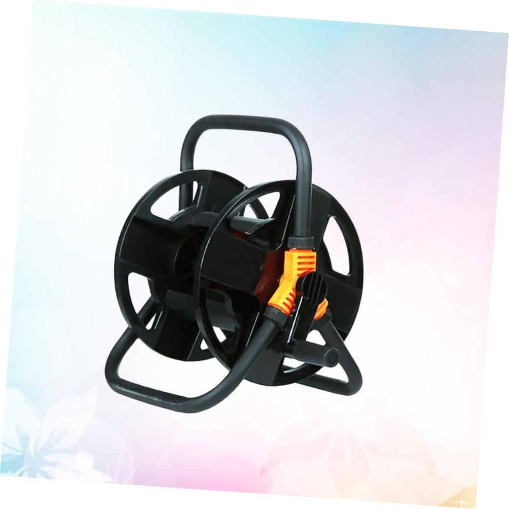 SUPVOX Stainless Steel Garden Hose Reel, 20M Capacity, Car Wash Hose Pipe Storage, Compact Design, Twist Prevention, Outdoor Watering Supplies