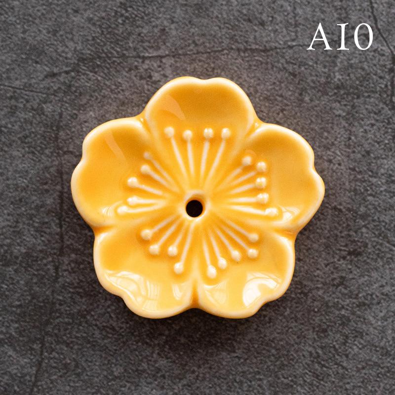 Cherry Blossoms Japanese Style Ceramic Incense Stick Home Bedroom Holder