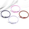 Bracciale in Acciaio a Forma di H: Acciaio Inossidabile Regolabile, Oro 3D, Impermeabile, Resistente al Sudore, Design a Corda