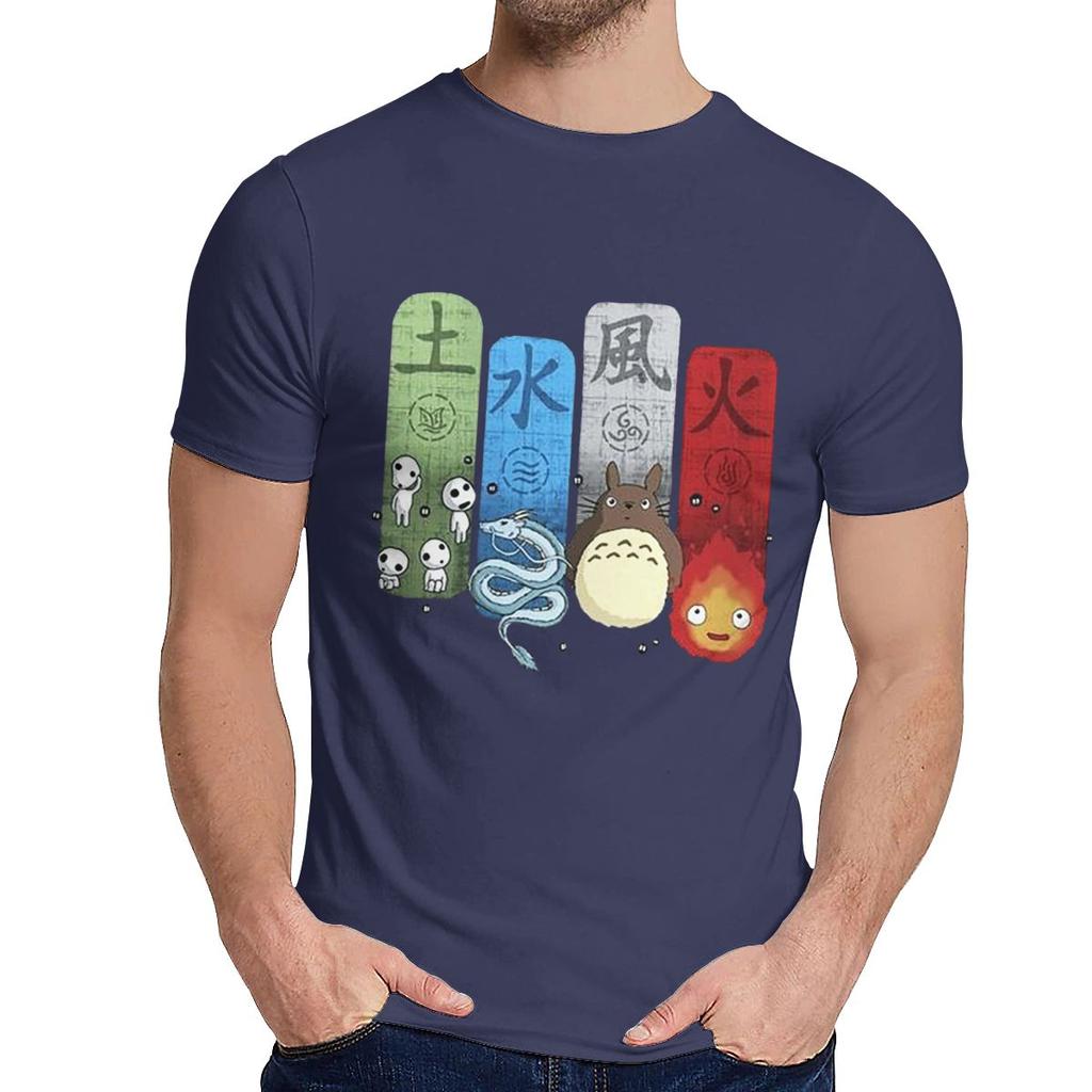 Comfortable Princess Mononoke Totoro Spirited Away T Shirt Men Summer Young Style Classic O Neck Homme