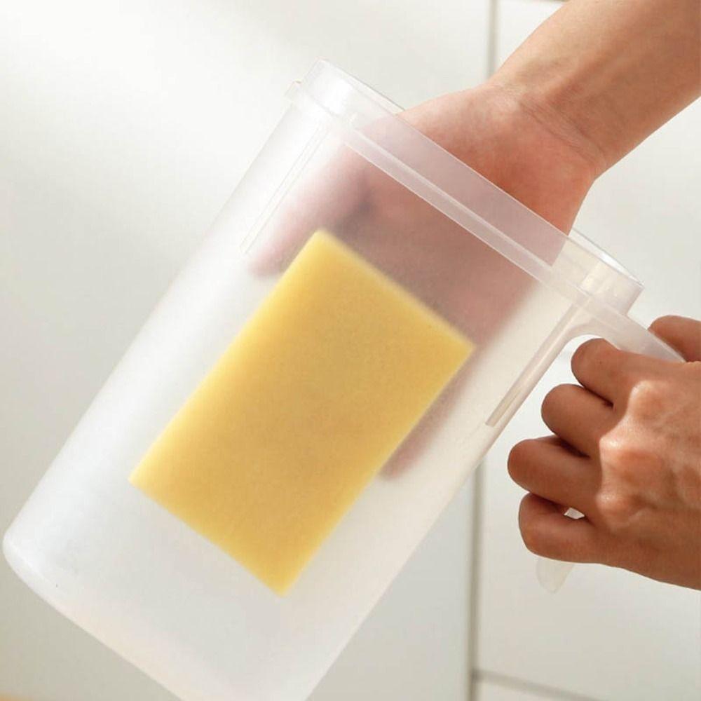 Plastic Pitcher 1800/2400ml Fruit Tea Bucket Cold Water Container Water Jug  Refrigerator