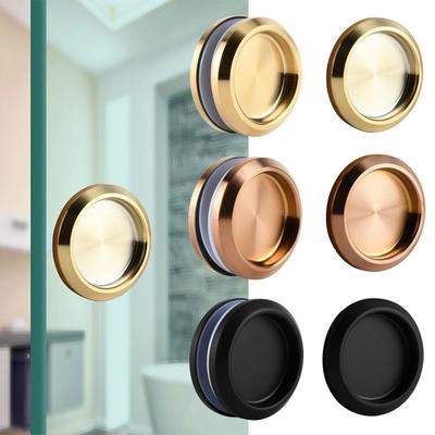 Durable Stainless Steel Invisible Door Handle Concealed Embedded Cupboard Handles Sliding Furniture Handles Glass Doors