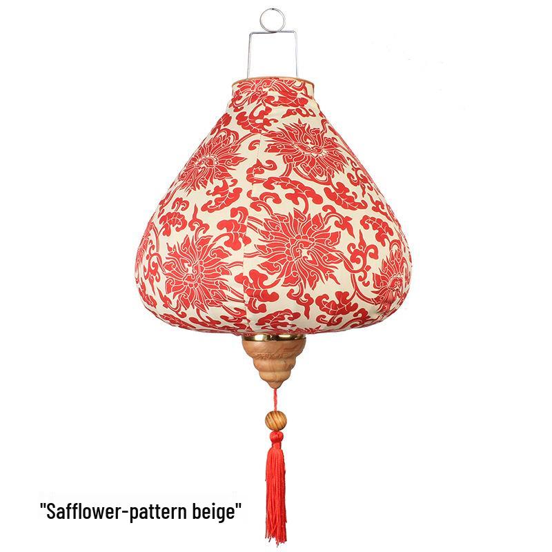 

Outdoor Waterproof Chinese New Year Red Lantern - Antique Style for Weddings, Balconies, and Housewarming Decor 12 inches