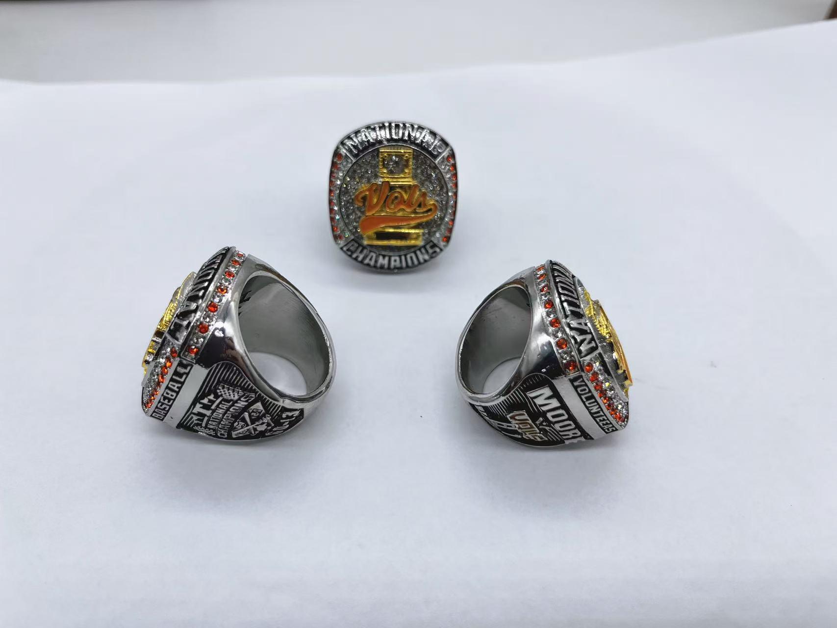 2024 NCAA Tennessee Baseball Championship Commemorative Ring