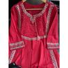 Indian Pakistani Top Tunic Kurti Pant Dupatta Set Women Bollywood Salwar Kameez VF-20175