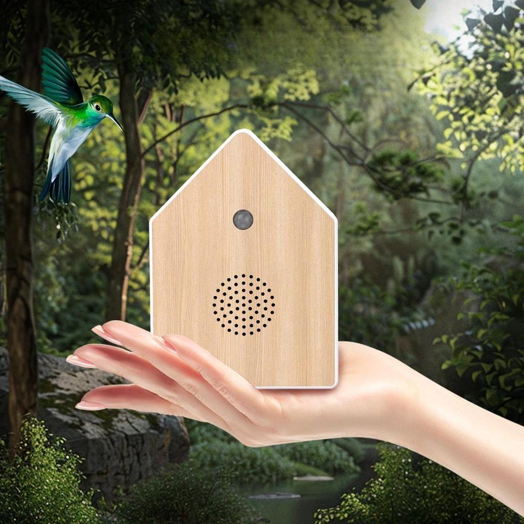 Bird Chirping Sound Box Compact Bird Sound Machine Realistic Audio Indoor Ambient Noise for Home Bedroom Balcony Living Room
