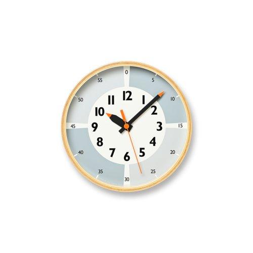 [LEMNOS] LEMNOS Fun Pun Clock with Color Wall Clock Beige