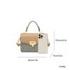 Bag Women's New Simple and Fashionable Small Square Bag Single Shoulder Oblique Span Bag Handbag Niche Versatile Bag
