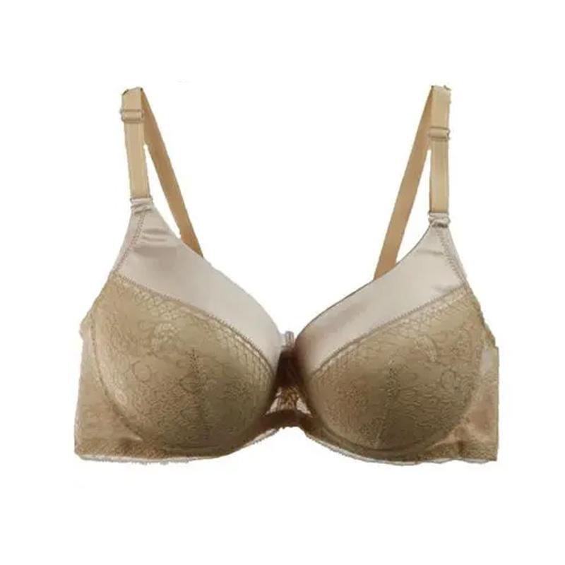 

Dainafang Фирменное новое нижнее белье, сексуальные кружевные бюстгальтеры для женщин, интимное нижнее белье BCDE с большой вышивкой, богатое благородное нижнее белье 80B бежевый