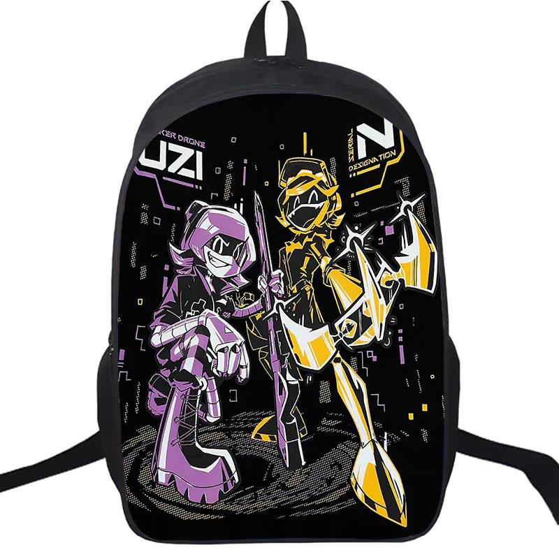 NEW Cartoon Murder Drones Backpack School Bag Boys Girls Daily Backpack Large Zipper Backpack Students Anime Book Bags Best Gift