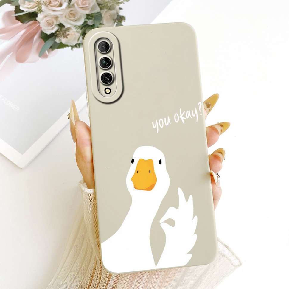 For Huawei Y9s Case Stylish Pretty Girls Flower Cover Soft Silicone Case For Huawei Y9s Y 9s STK-L21 STK-LX3 STK-L22 Back Cover
