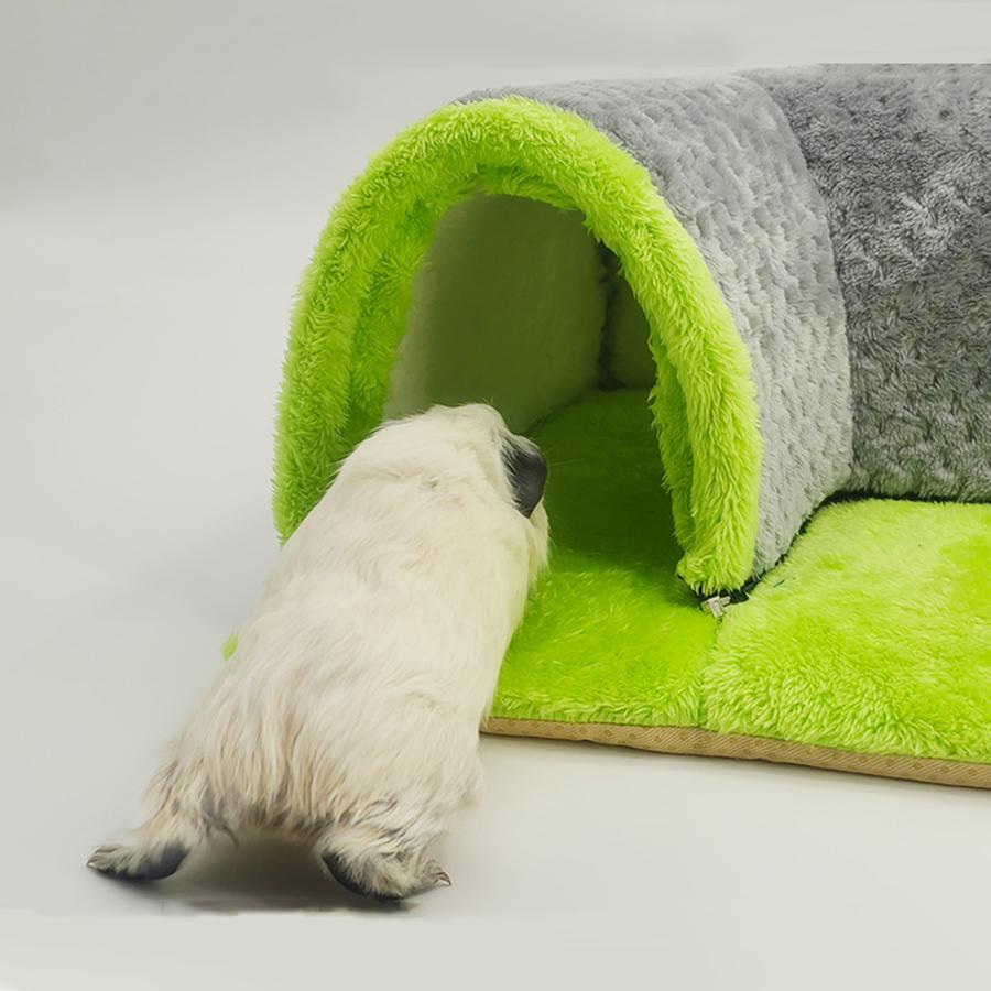 Warm Guinea Pig Hideout Tunnel Bed, Soft Removable Guinea Pig Tunnels And Tubes for Cage, Guinea Pig Hides Fleece For Rat, Sturd