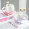 Квіткова Кружка Високоякісна Керамічна Чашка Побутова Кавова Чашка для Сніданку Чашка для Води Подарунок на День народження Дівчині Сувенір