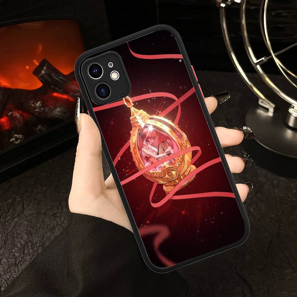 Coques de téléphone pour iPhone 16 15 14 Plus 13 12 11 Pro Max, Housse de téléphone Bumper Mate Oft, Fille Anime Puella Magi Madoka Magica